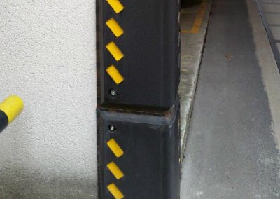 Bouclier blindé pour angle