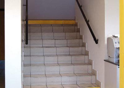 Repérage des contremarches en rouleau