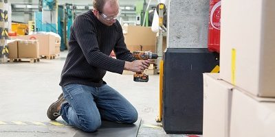 Tapis de travail au sol