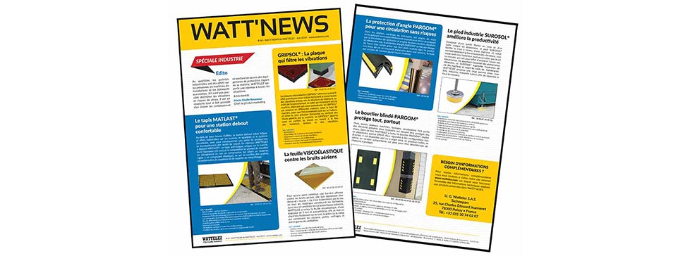 WATT’NEWS N°4 – Numéro spécial Industrie